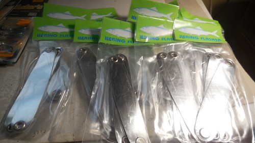 Packs herring flashers - 10, of